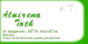 almirena toth business card